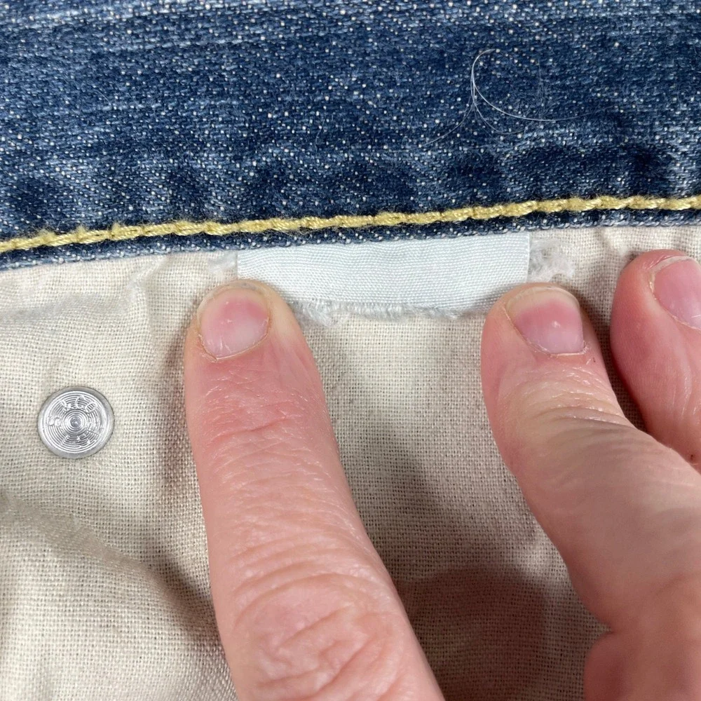 Vintage Levi's Jeans Mens 38x30 Blue 505 Straight Fit Denim Distressed Fade Y2K